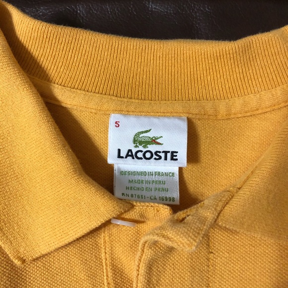 Men’s Lacoste polo size 5 (M) - Picture 3 of 3